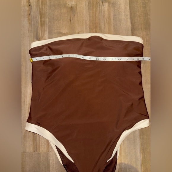 Abercrombie & Fitch Marina One-Piece Brown Bathing Suit NEW With Tags Size XL - Picture 9 of 9